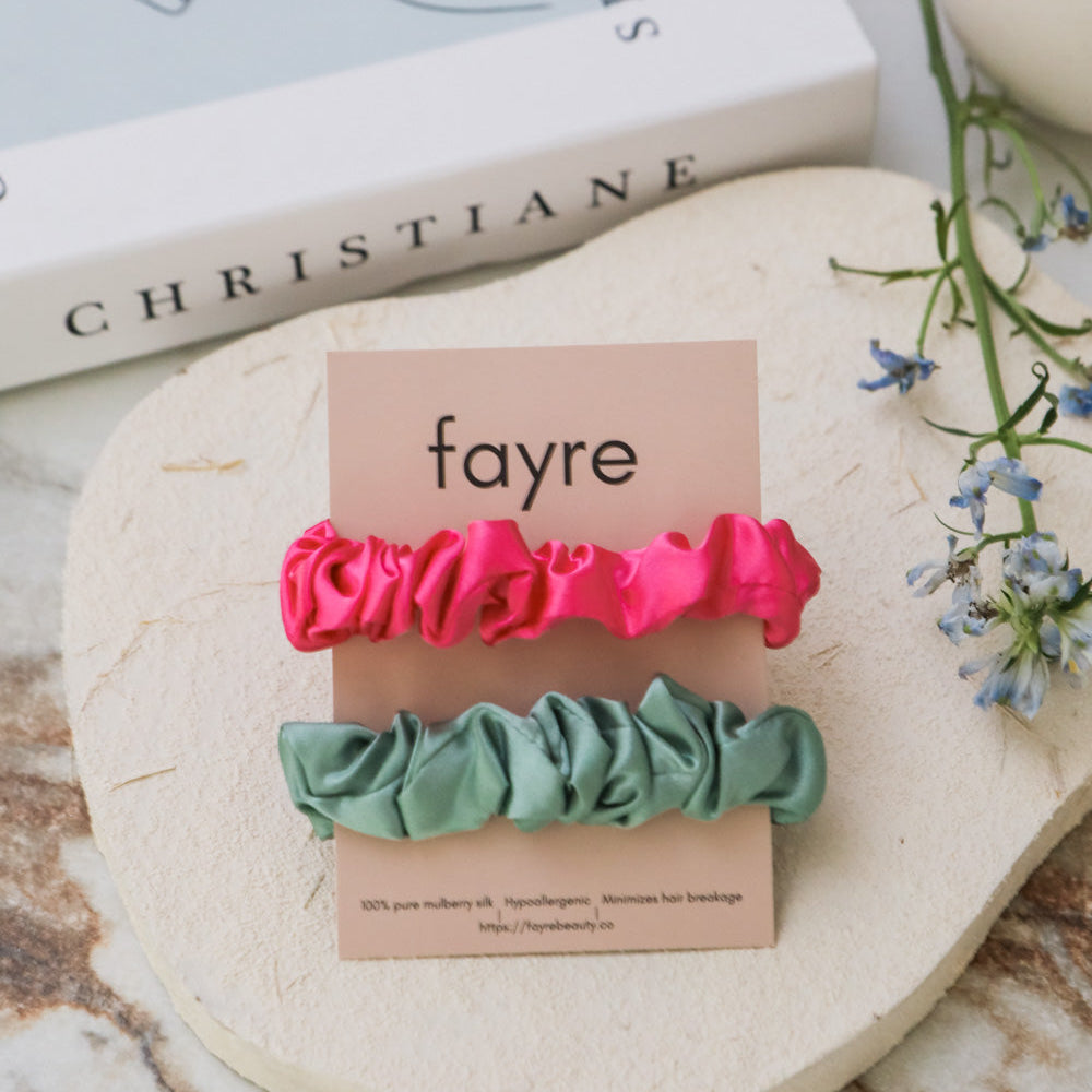 Fayre Quintessential Scrunchie Duo
