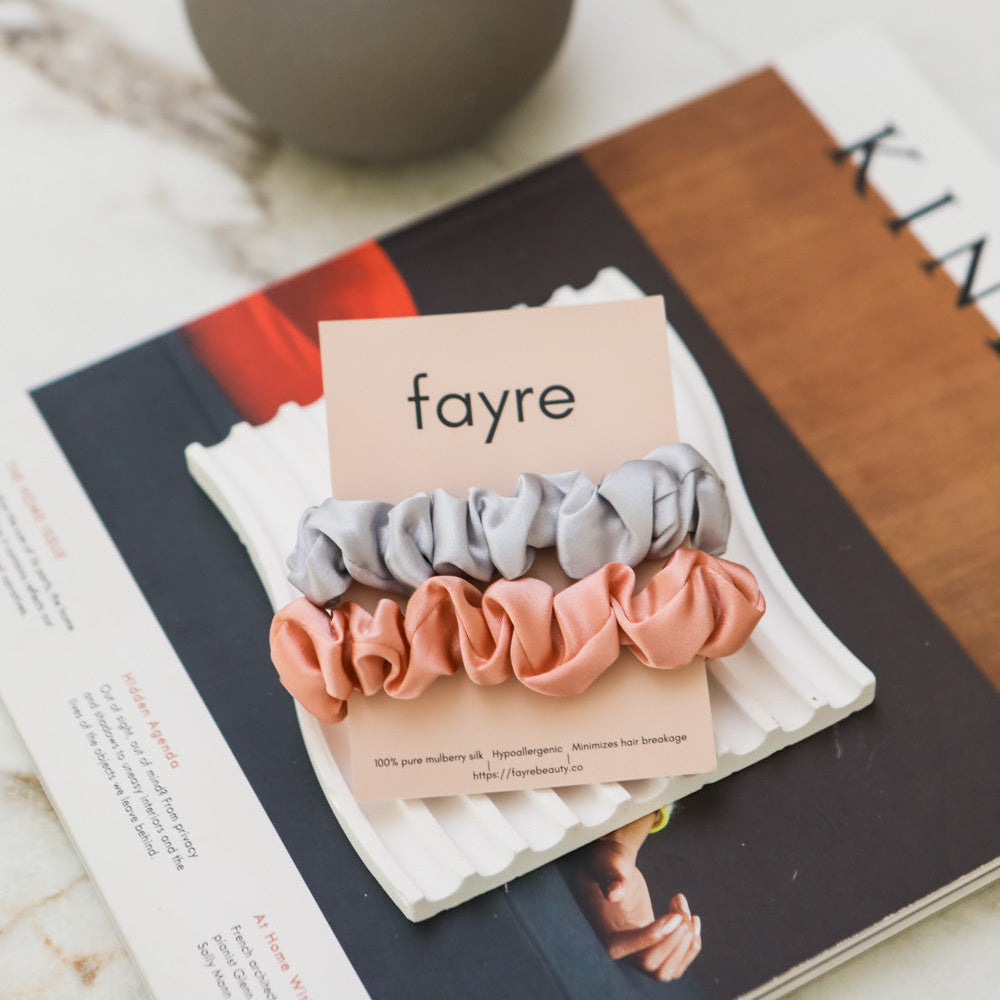 Fayre Quintessential Scrunchie Duo