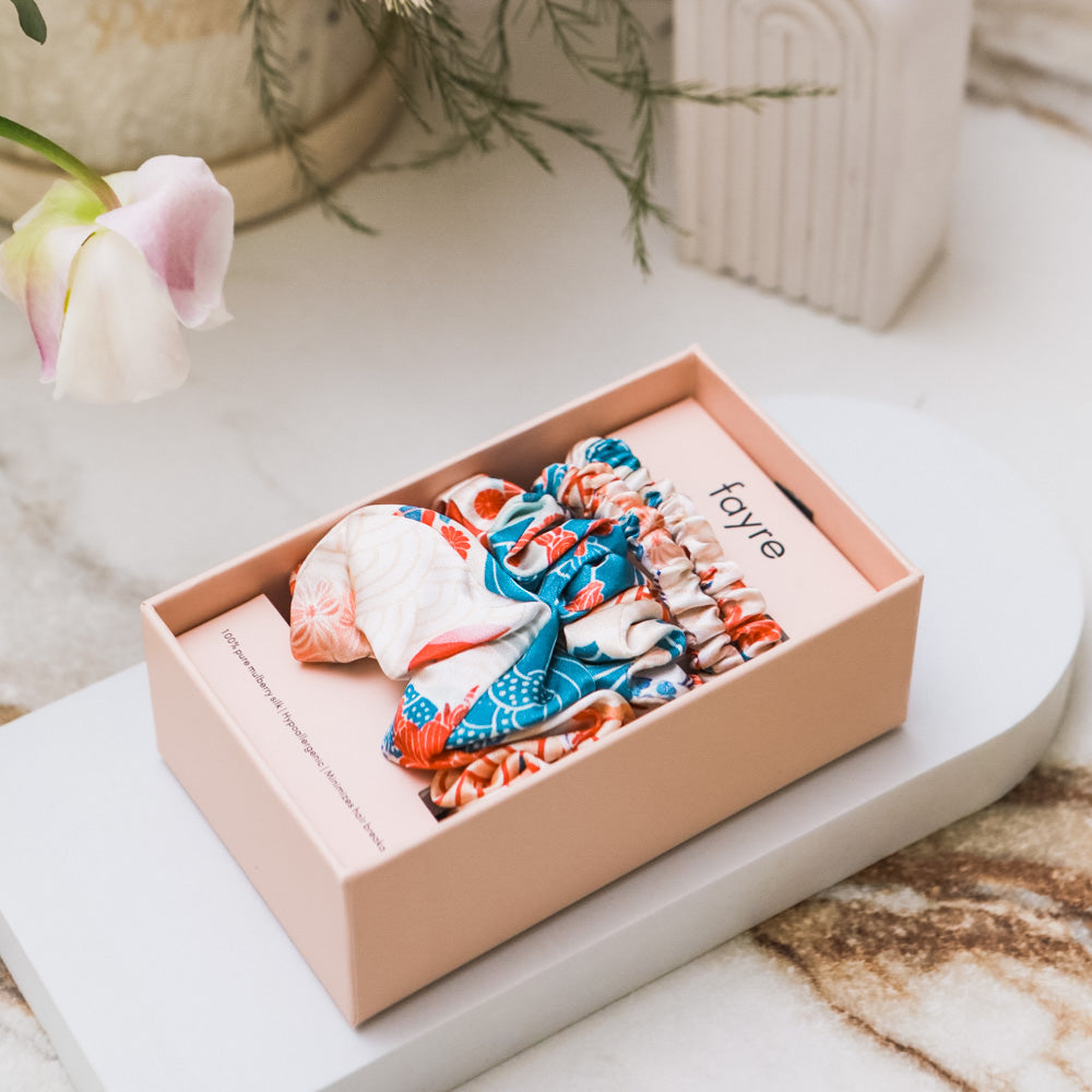 Fayre Silk Scrunchie Multipack