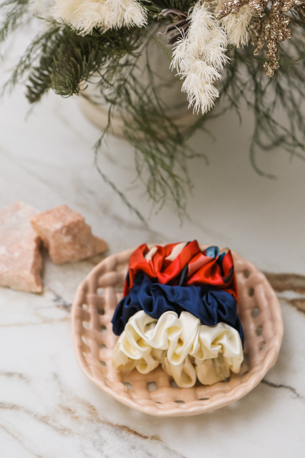 Fayre Silk Scrunchie Trio