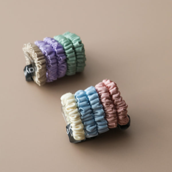 Fayre Mini Silk Scrunchies (New)