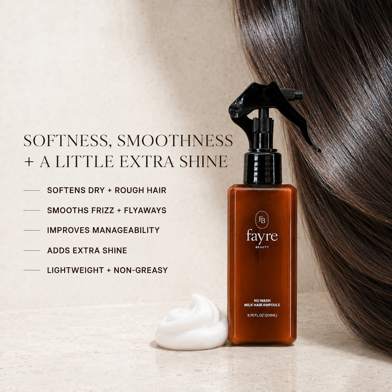Fayre No Wash Milk Hair Ampoule