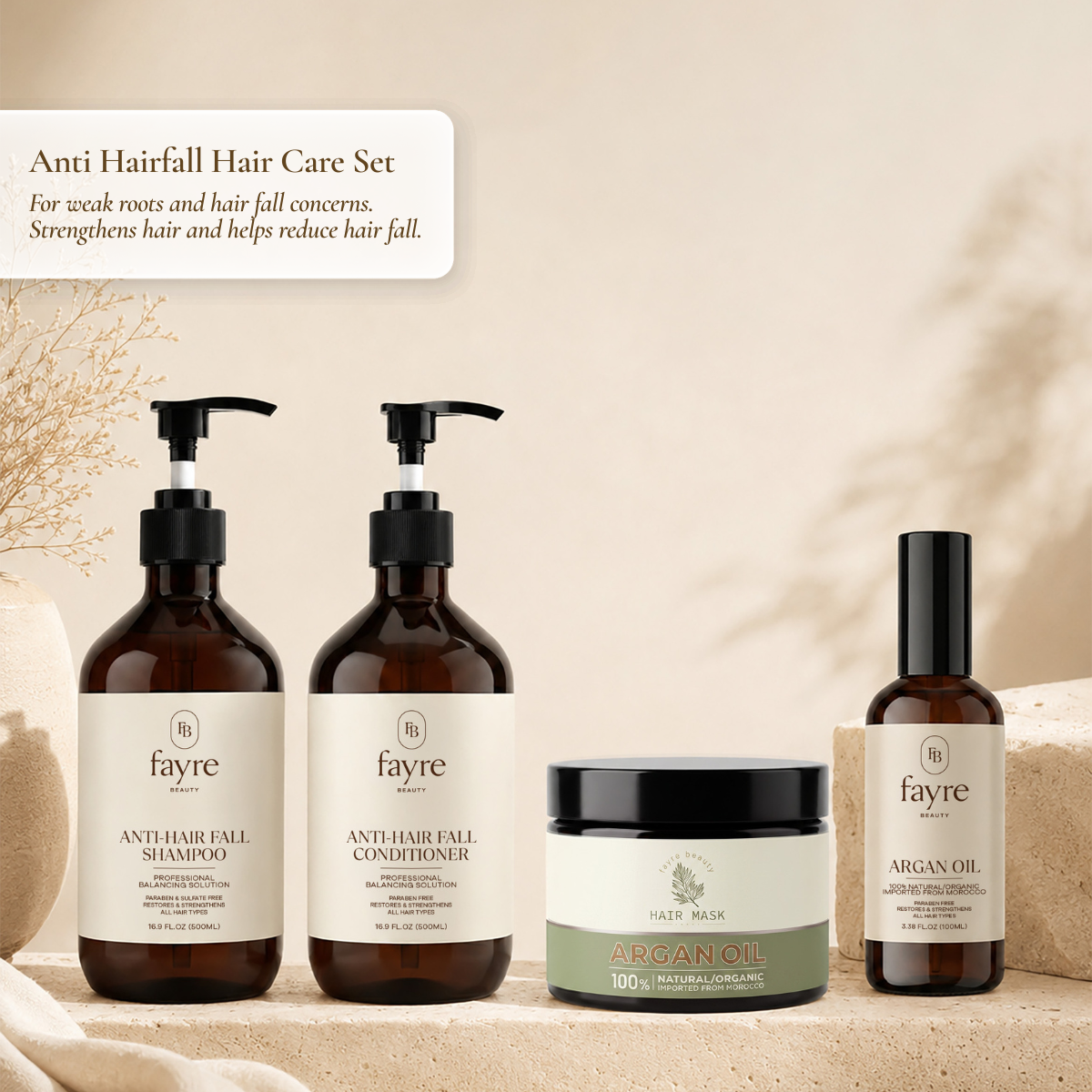 Fayre Signature Anti-hairfall Hair Care Set