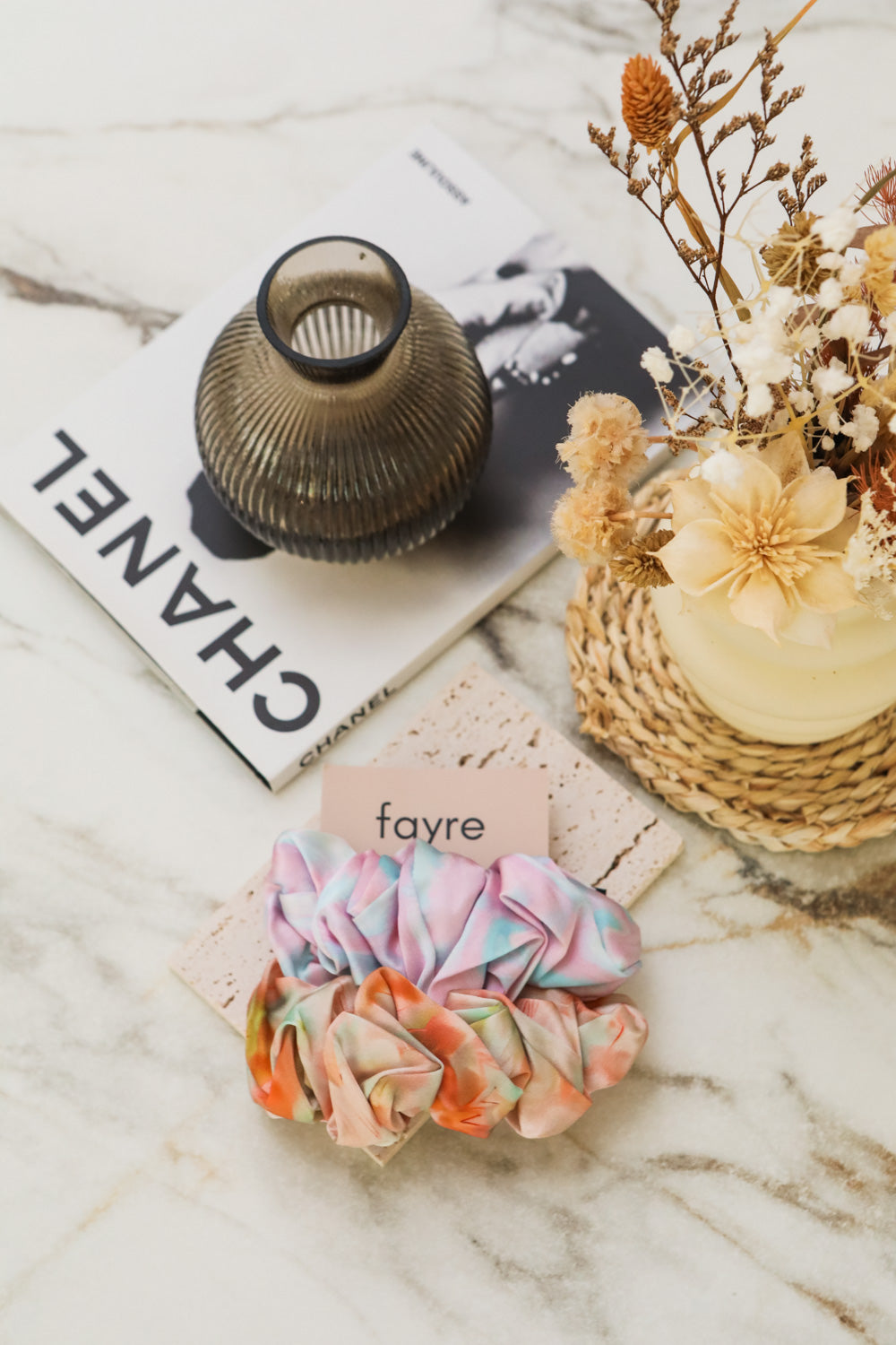 Fayre K-style Oversized Silk Scrunchie