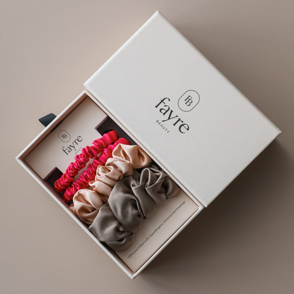 Fayre Silk Scrunchie Multipack