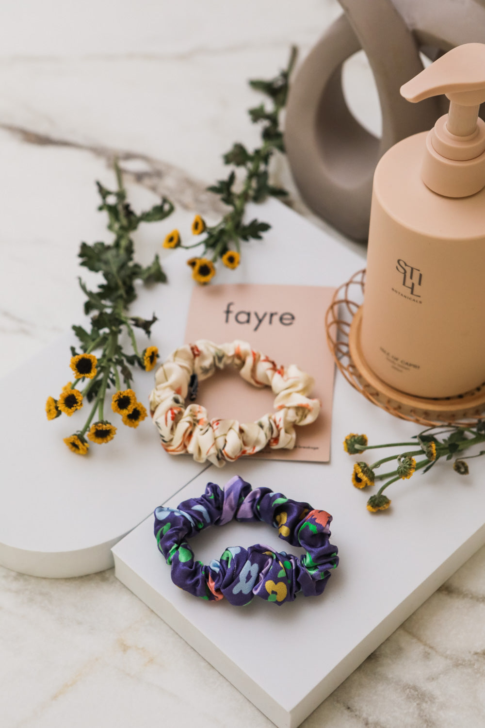 Fayre Quintessential Scrunchie Duo