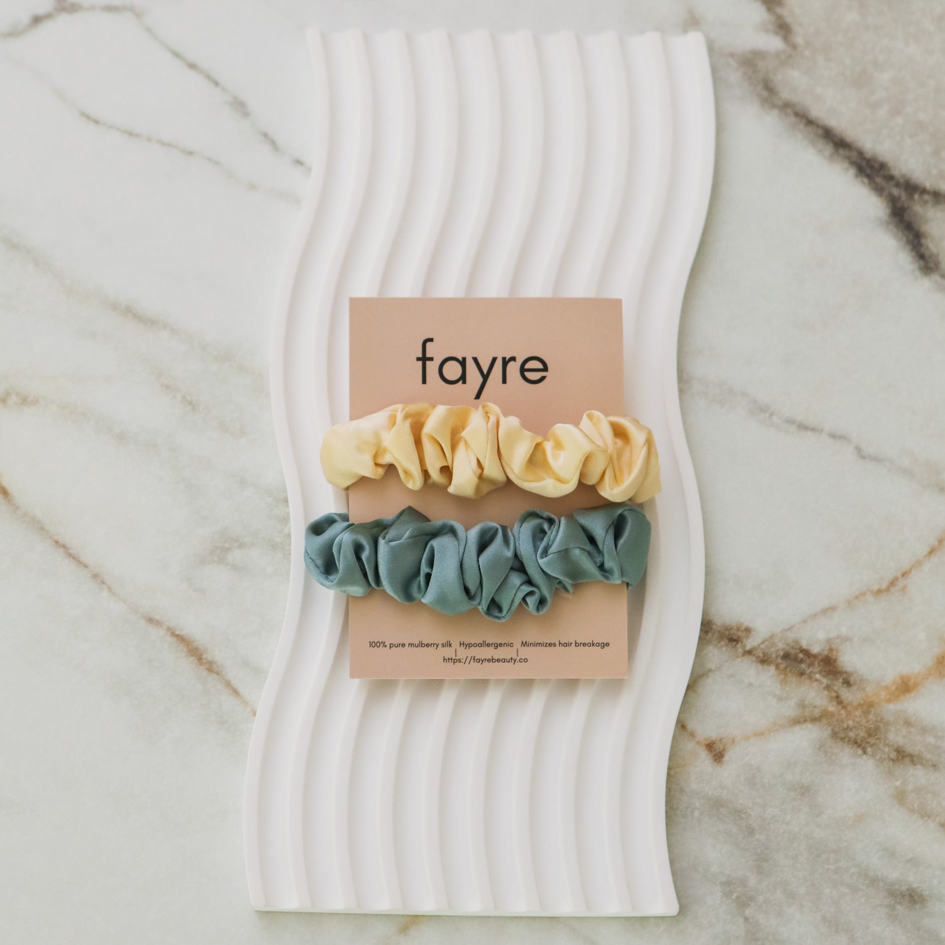 Fayre Quintessential Scrunchie Duo