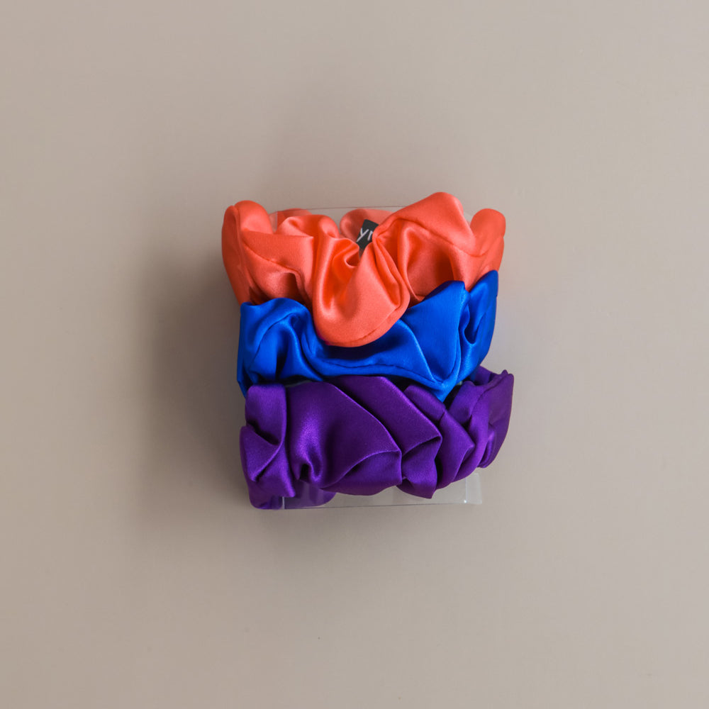 Fayre Silk Scrunchie Trio