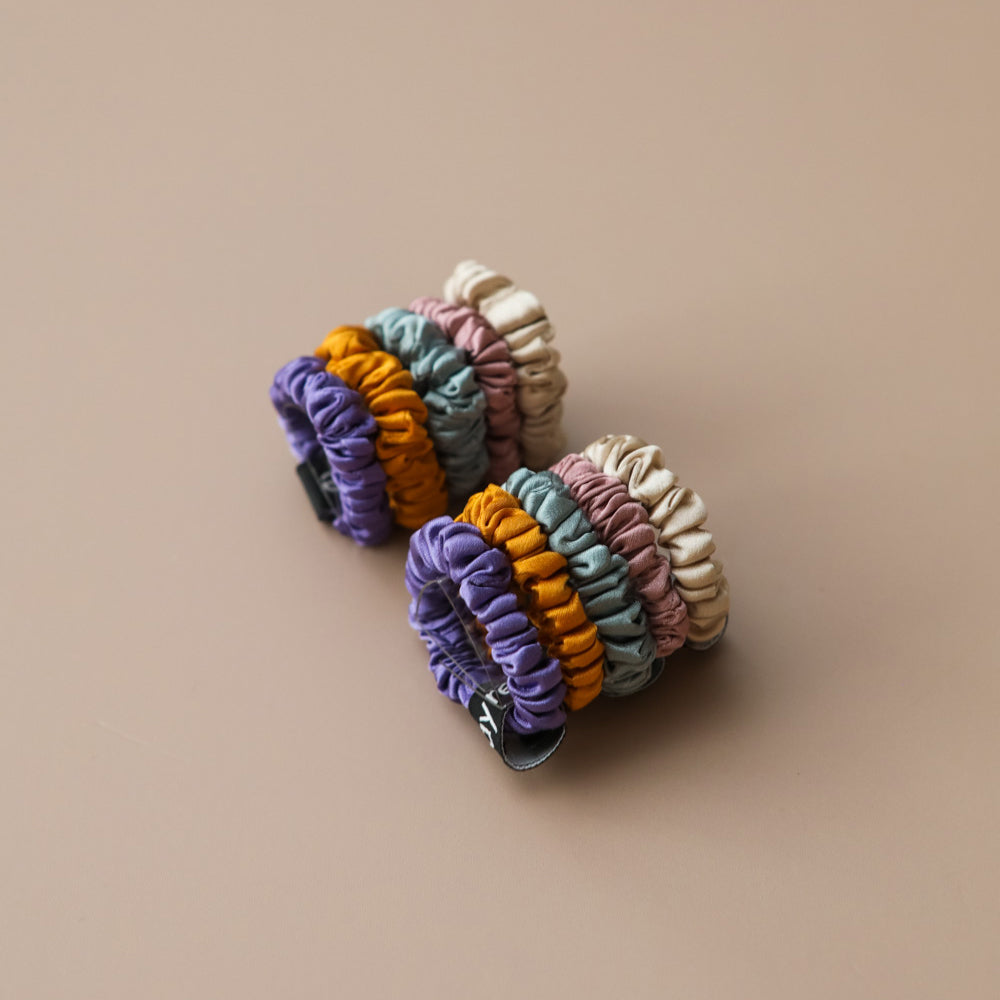 Fayre Mini Silk Scrunchies