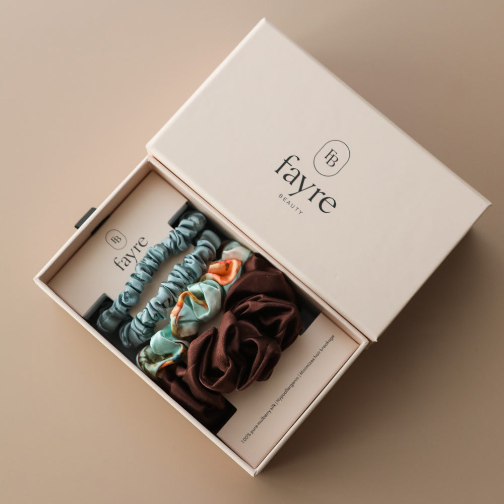 Fayre Silk Scrunchie Multipack