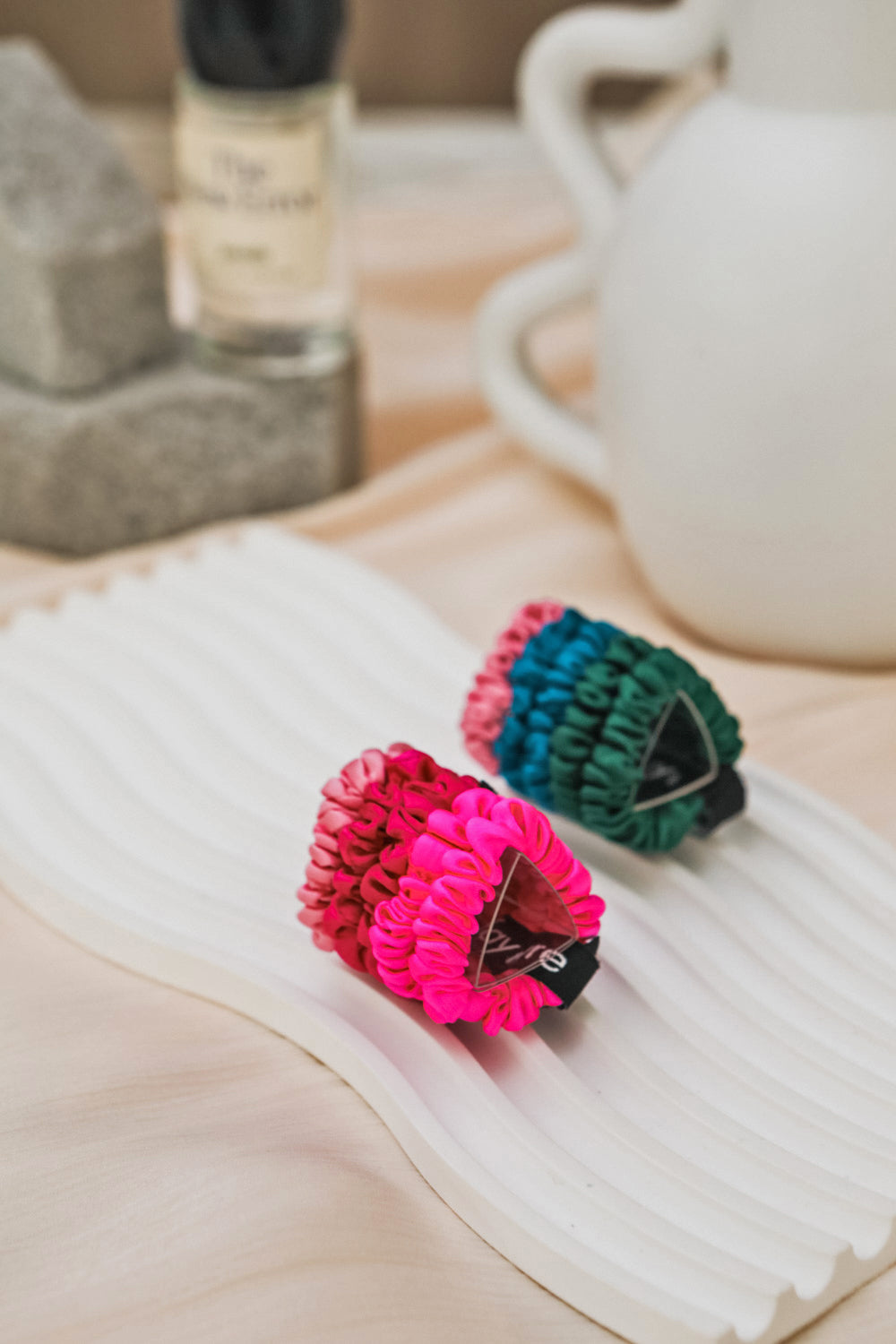 Fayre Mini Silk Scrunchies