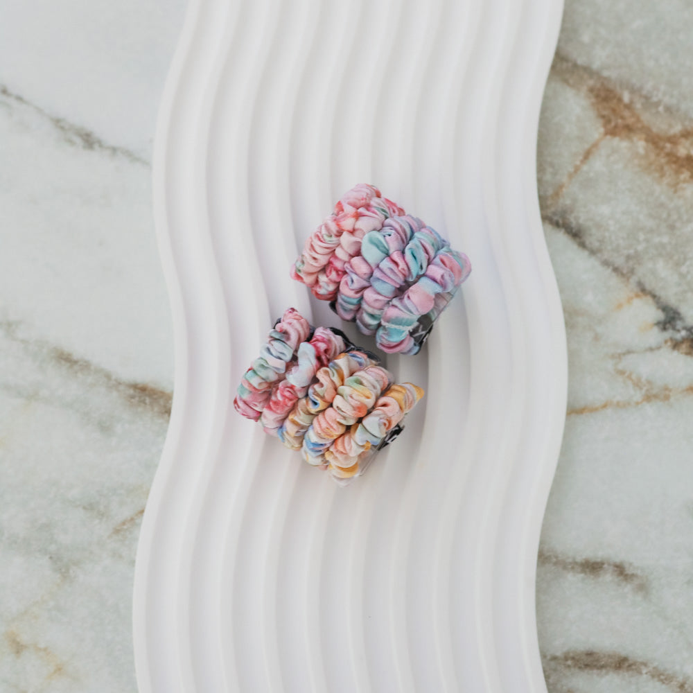 Fayre Mini Silk Scrunchies