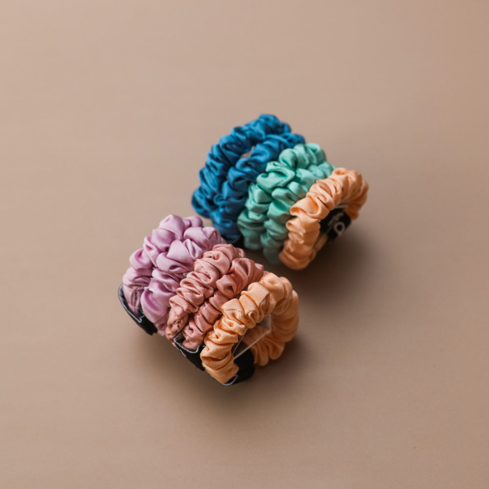 Fayre Mini Silk Scrunchies