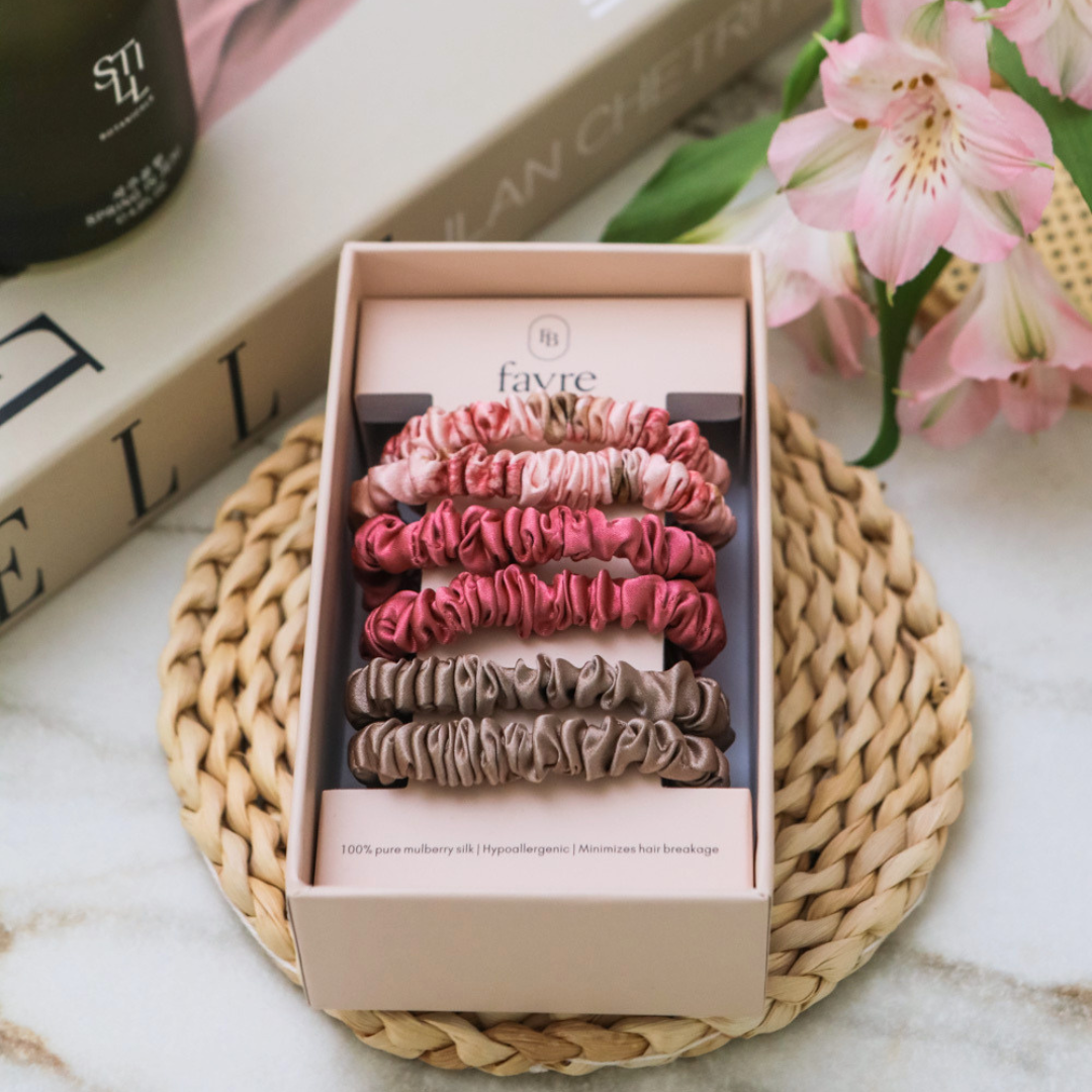 Fayre Deluxe Slim Silk Scrunchie