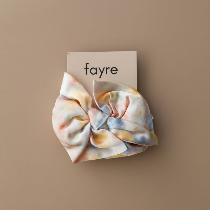 Fayre Ribbon Silk Scrunchie