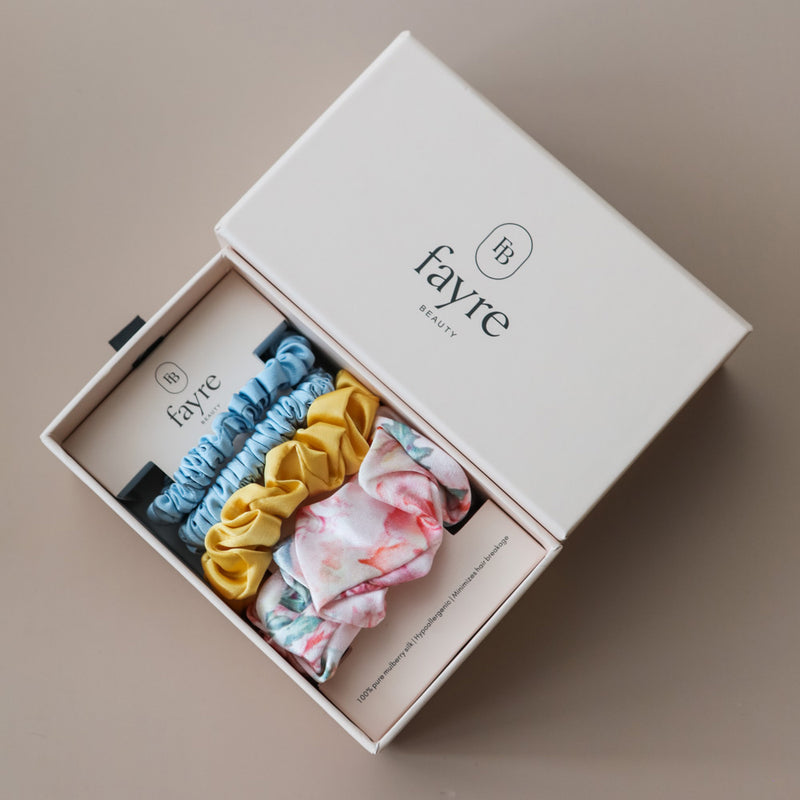 Fayre Silk Scrunchie Multipack