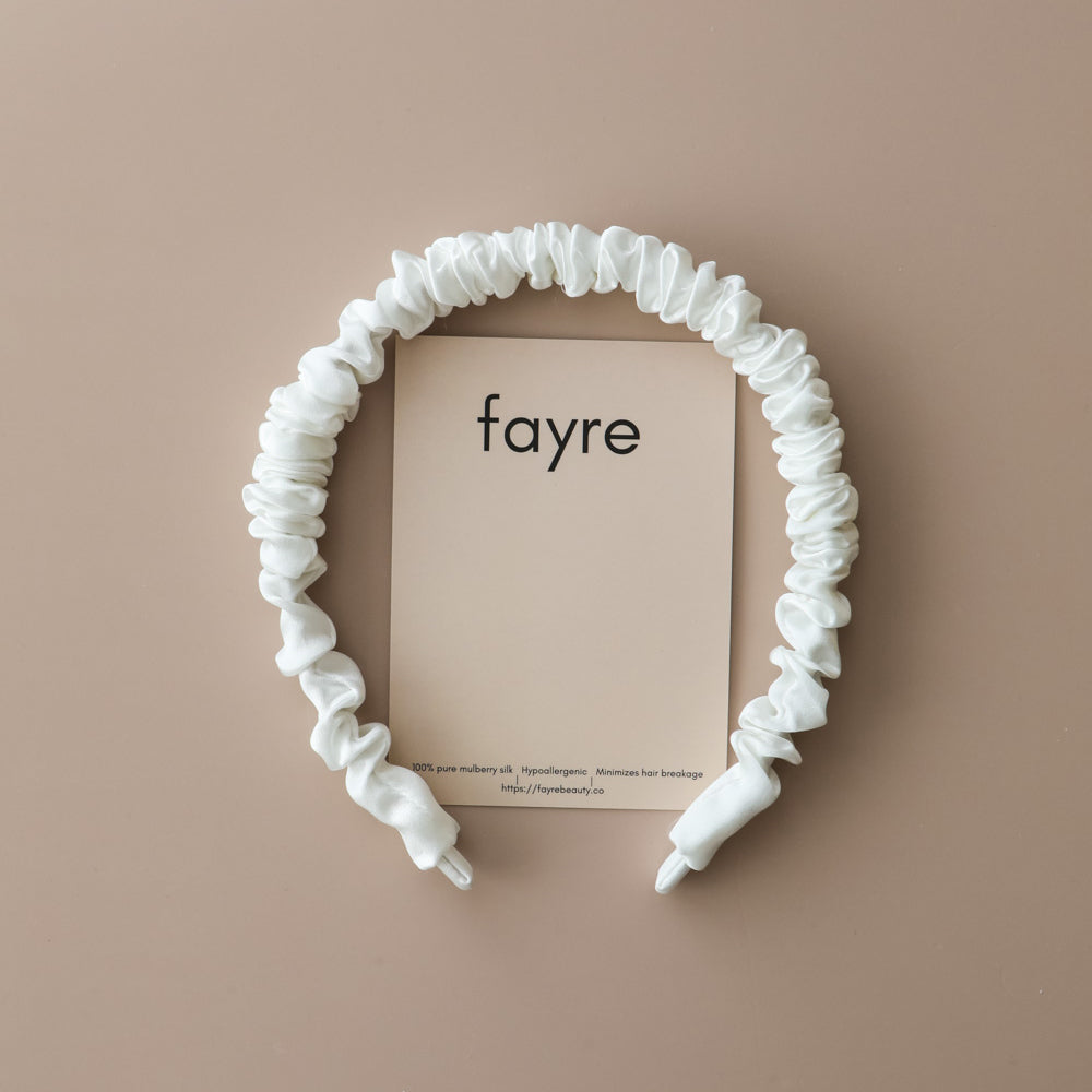 Fayre Silk Ruched Hairband Set