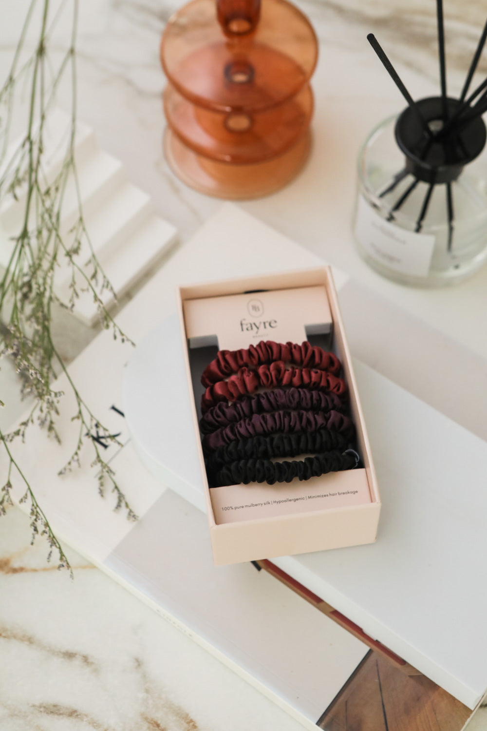 Fayre Deluxe Slim Silk Scrunchie