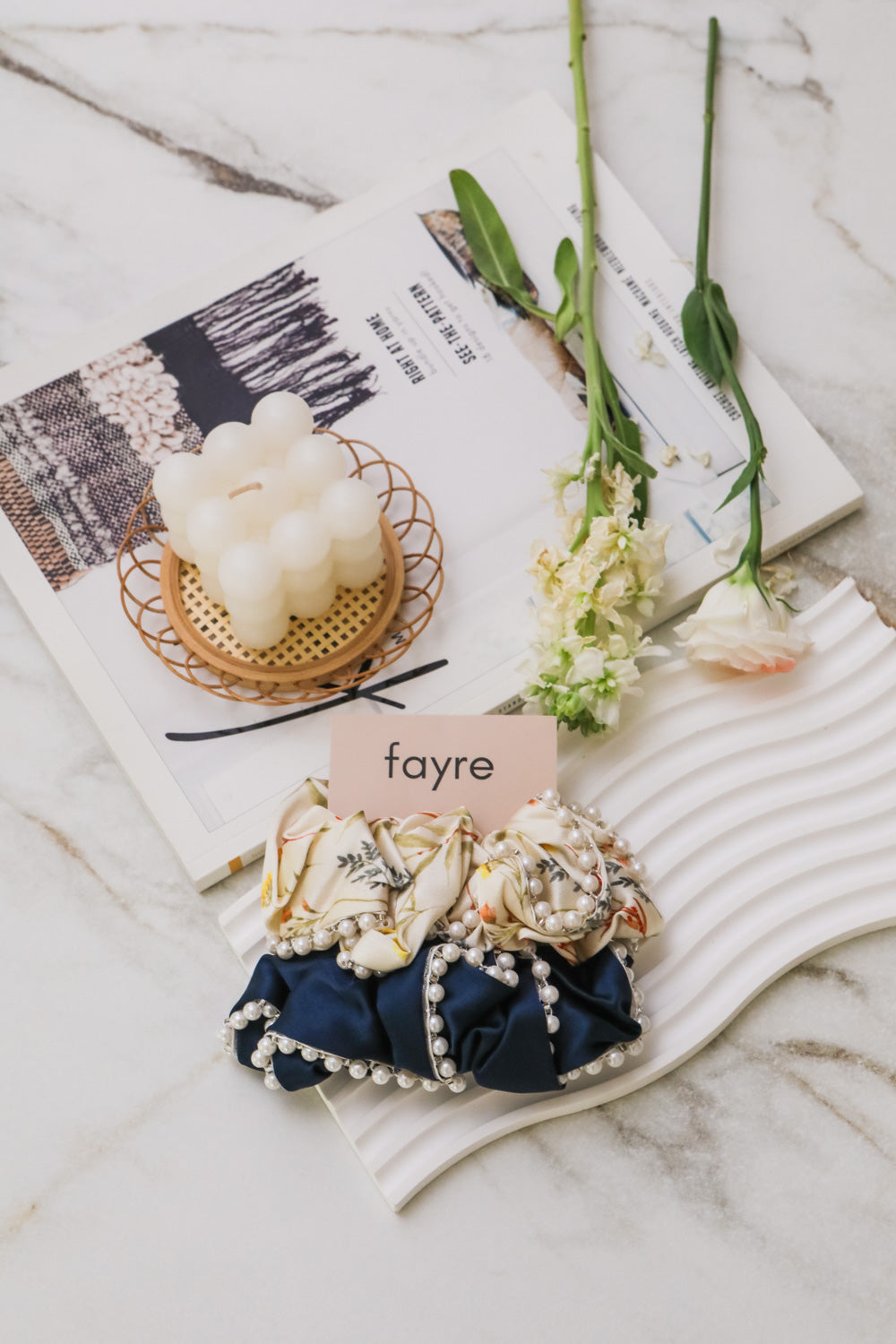 Fayre K-style Oversized Silk Scrunchie