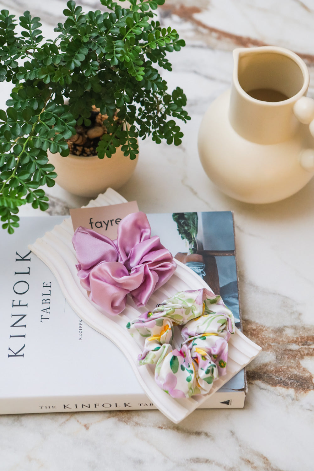 Fayre K-style Oversized Silk Scrunchie