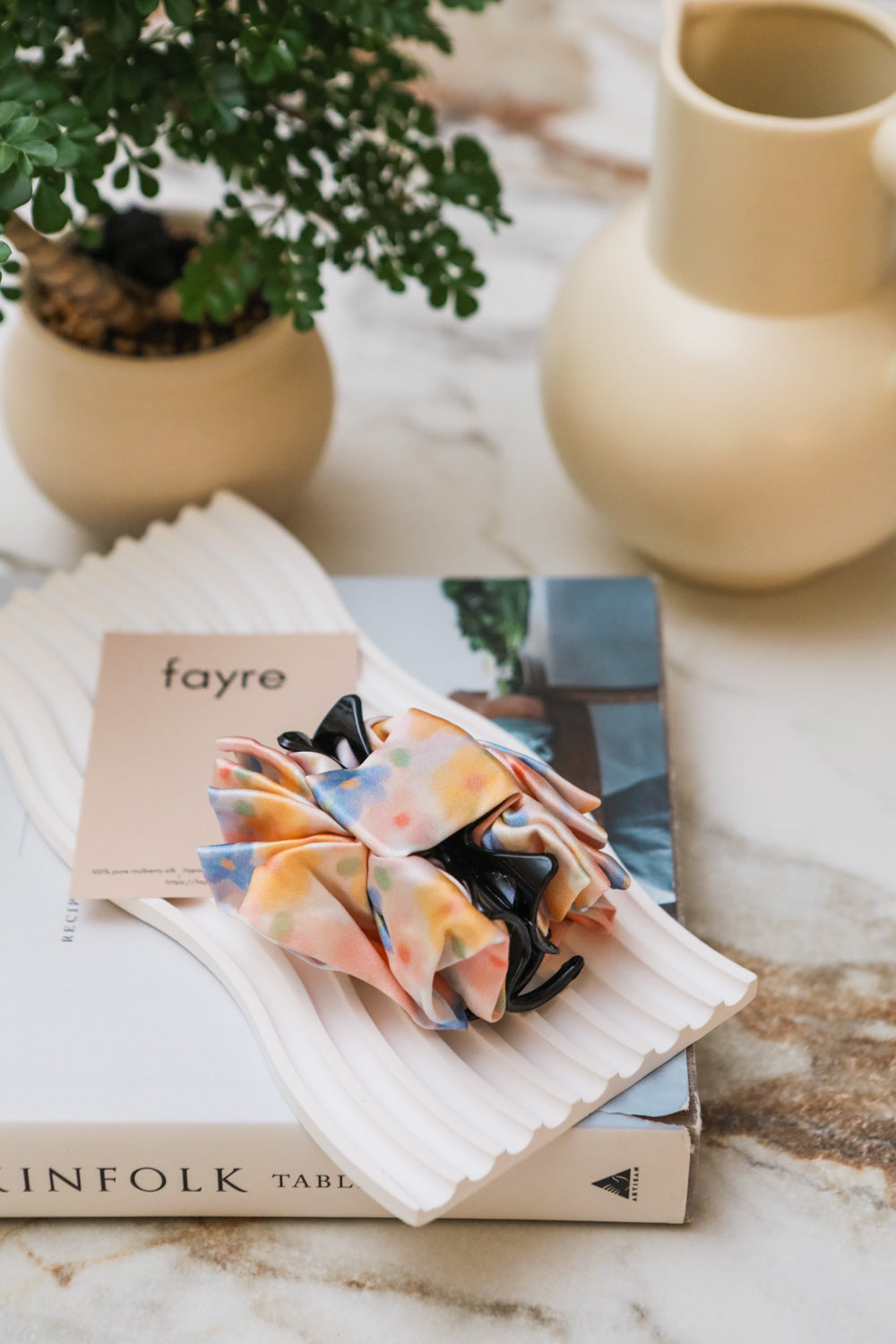 Fayre K-Style Silk Claw Clip