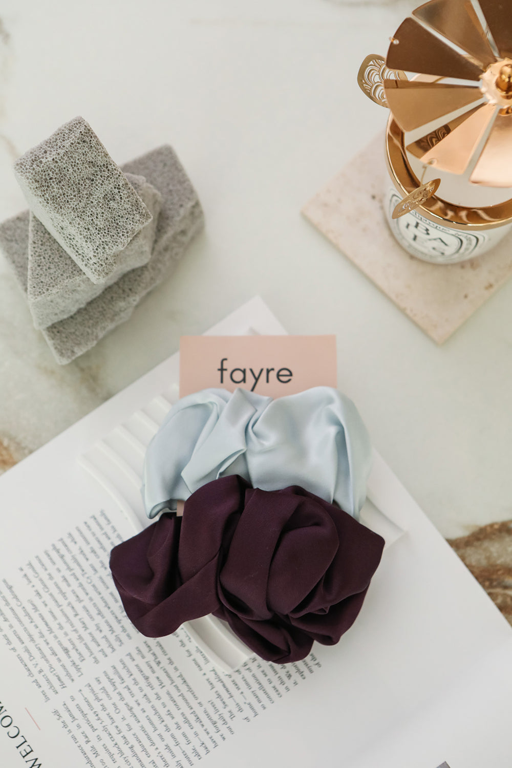 Fayre K-style Oversized Silk Scrunchie