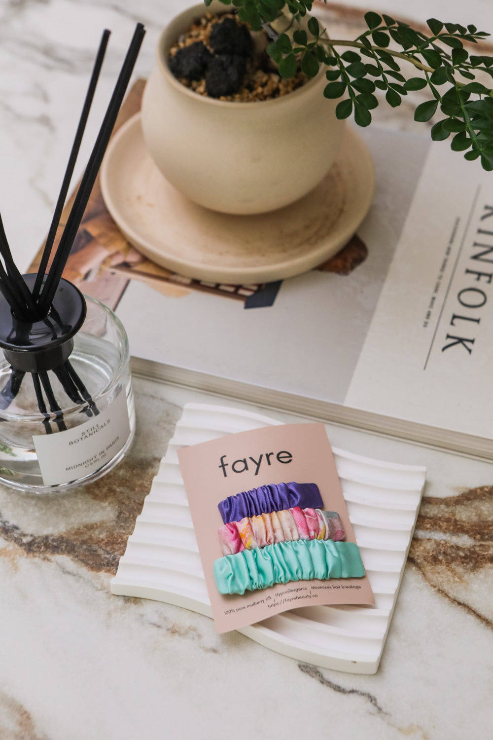 Fayre Silk Hair Pins